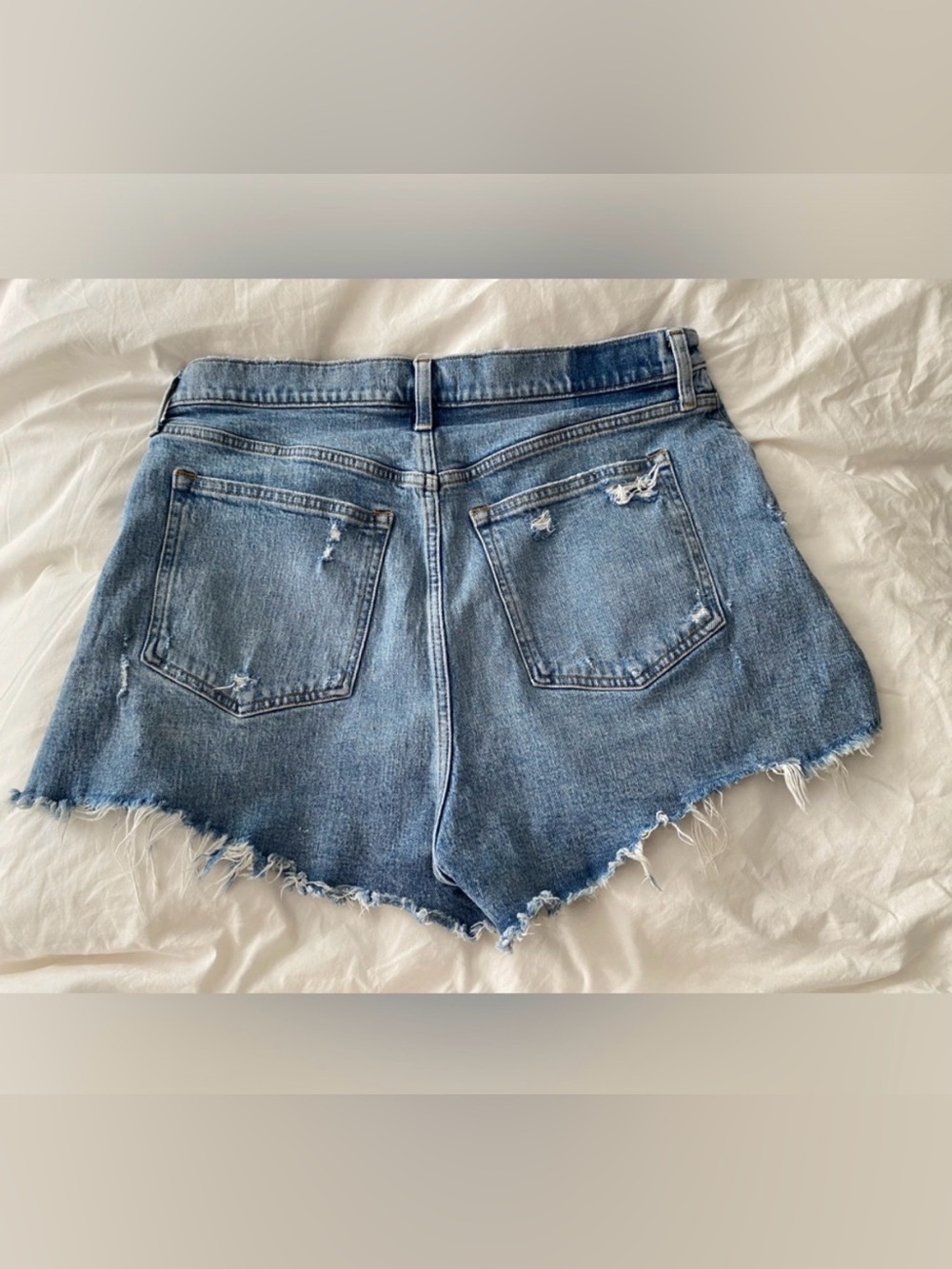 Abercrombie & Fitch Curve Love The Cutoff Short High Rise